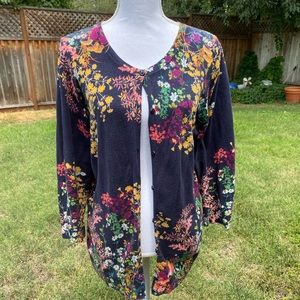 Cardigan with 3/4 sleeves